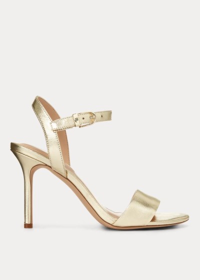 Women's Ralph Lauren Gwen Leather Sandals | 843509HMU